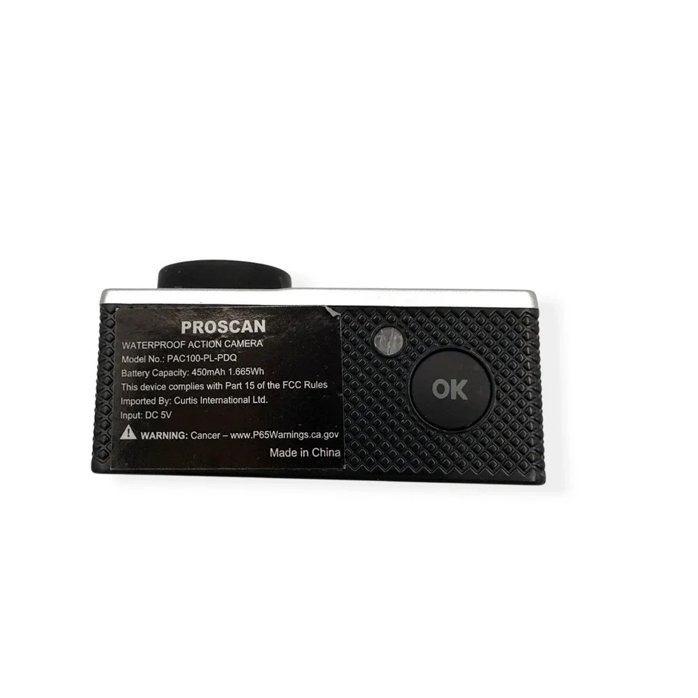 HD ProScan Camera Full HD 720P Waterproof Housing/Mount & Charging Cable